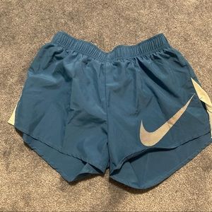 BNWOT Nike Dri-fit blue shorts with interior lining